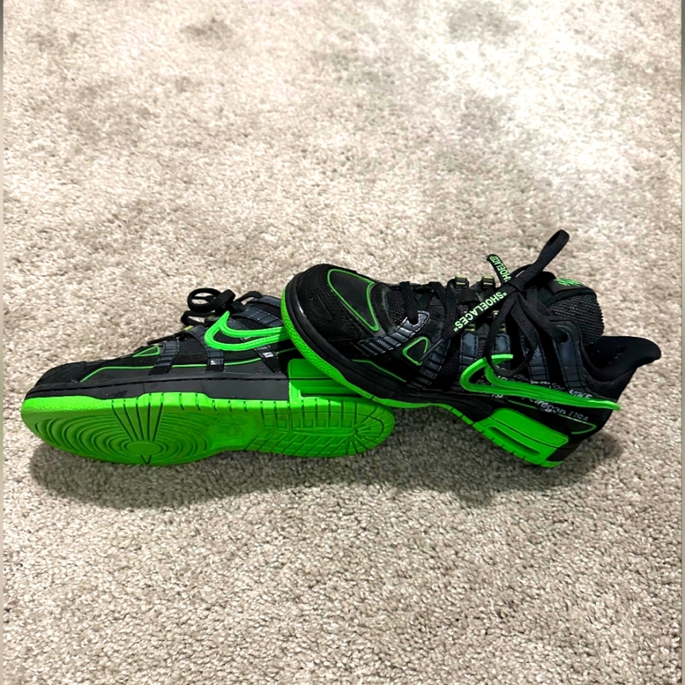 Nike Off-white Rubber Dunk "Green Striker"